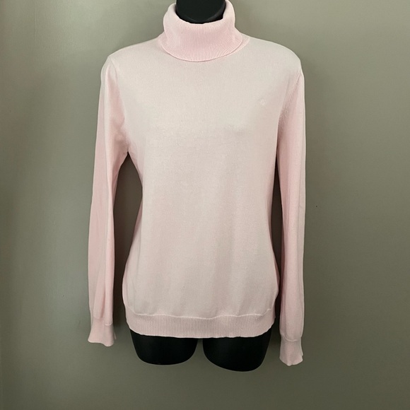 Ralph Lauren Pink Turtleneck Sweater - Picture 1 of 6